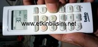 beko inverter klima kumanda kullanimi etkin bilisim