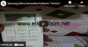 Samsung Klima Kumandası Kullanımı "Tanıtımı"